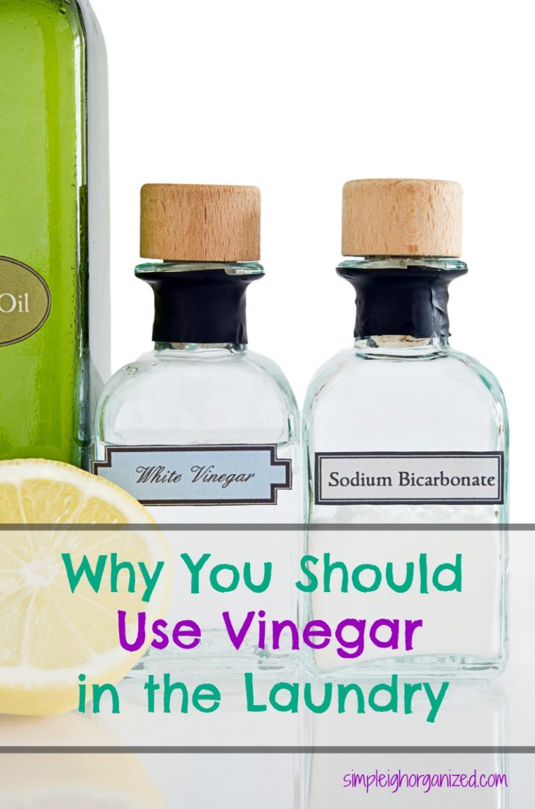 Using Vinegar in the Laundry • SimpLeigh Organized