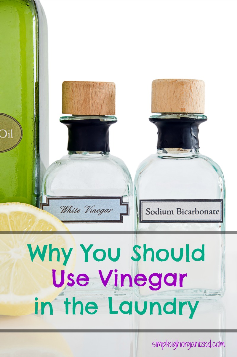 Using Vinegar In The Laundry • SimpLeigh Organized